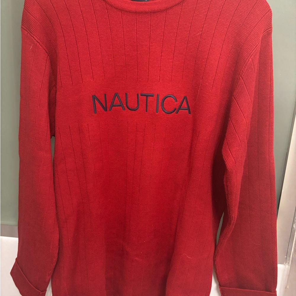 Nautica Red Sweater